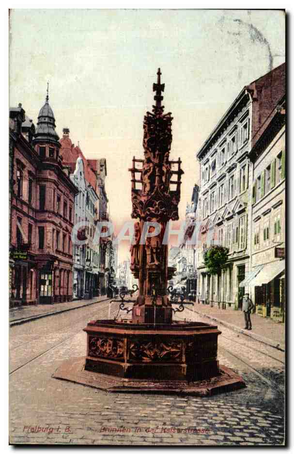 Allemagne - Deutschland - Freiburg - Brunnen - CPA 