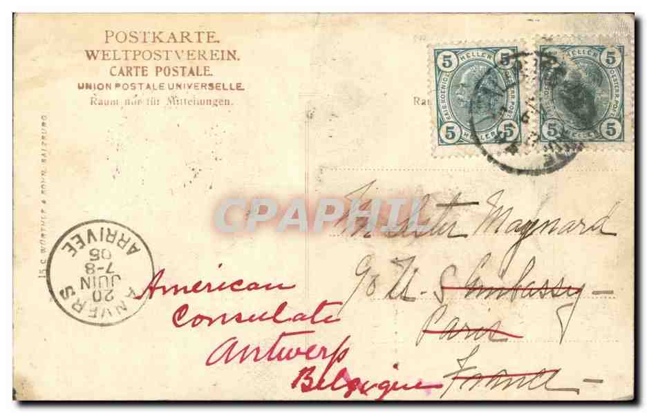 Austriche - Austria - Festung Hohen - Salzburg CPA  — Rückseite
