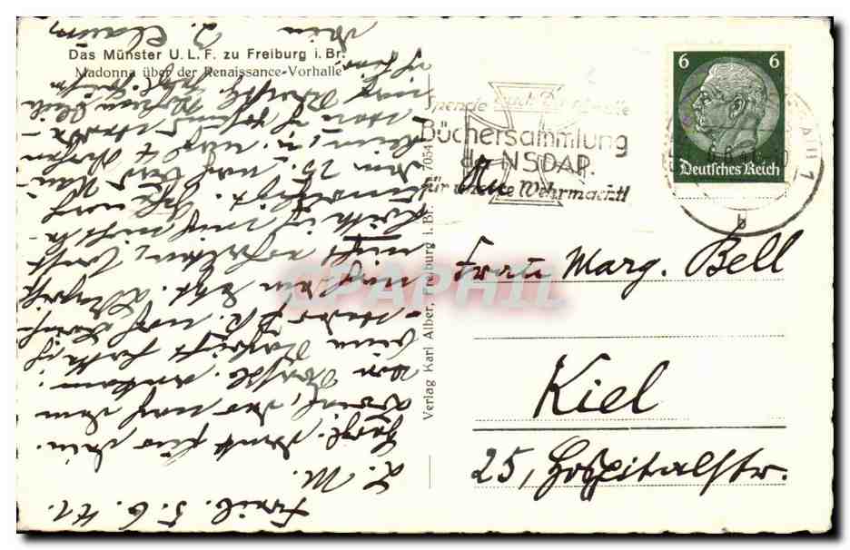 Allemagne - Deutschland - Freiburg - Das Muenster - CPA  — Rückseite
