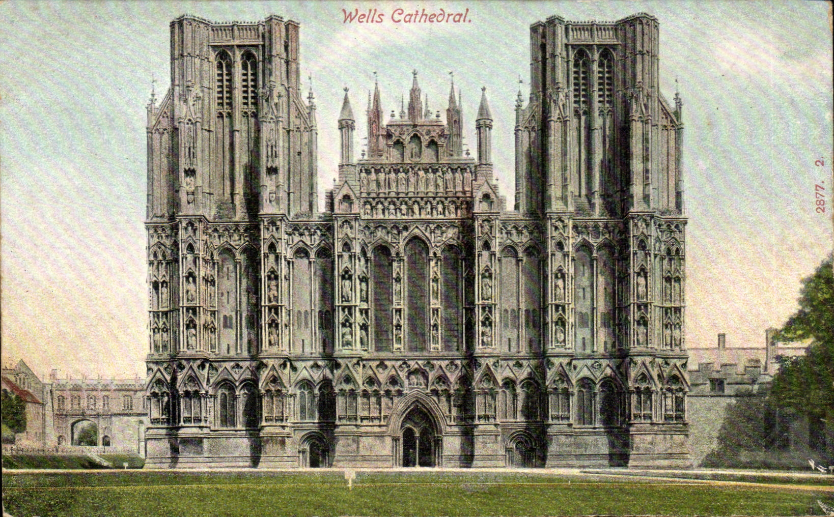 Angleterre - England - Somerset - Wells Cathedral - CPA 
