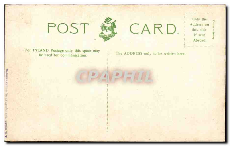 Angleterre - England - Somerset - Wells Cathedral - CPA  — Rückseite