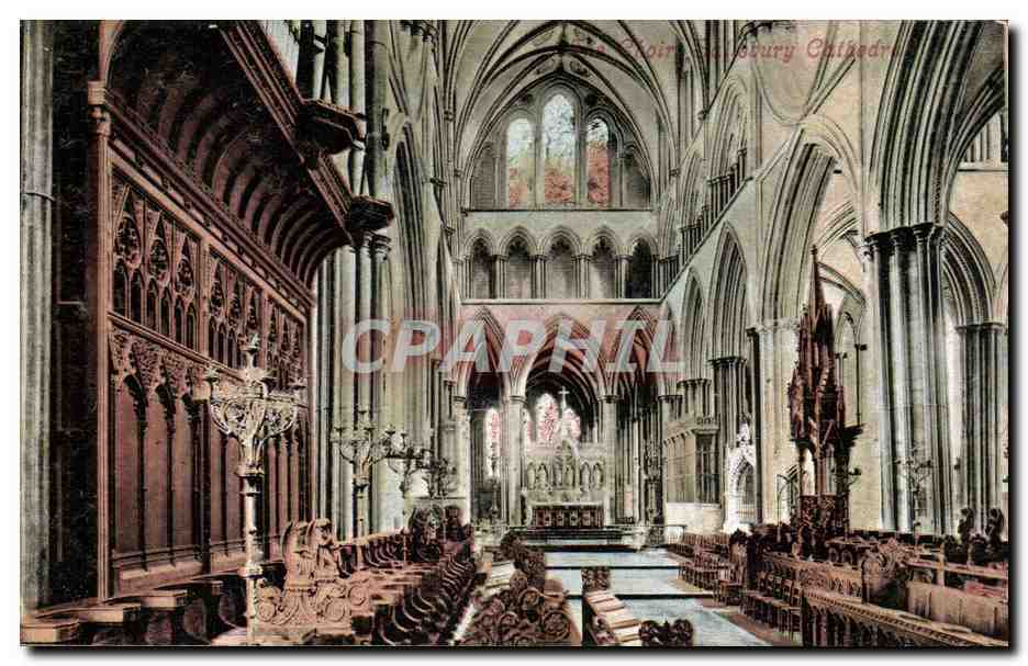 Angleterre - England - Wiltshire - Salisbury - Cathedral - CPA 