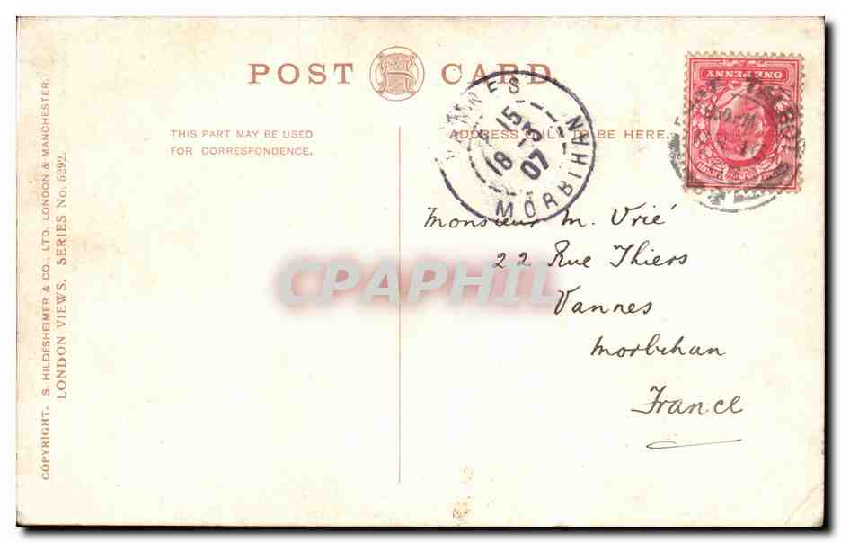 Angleterre - England - London - Guildhall - London Views - CPA  — Rückseite