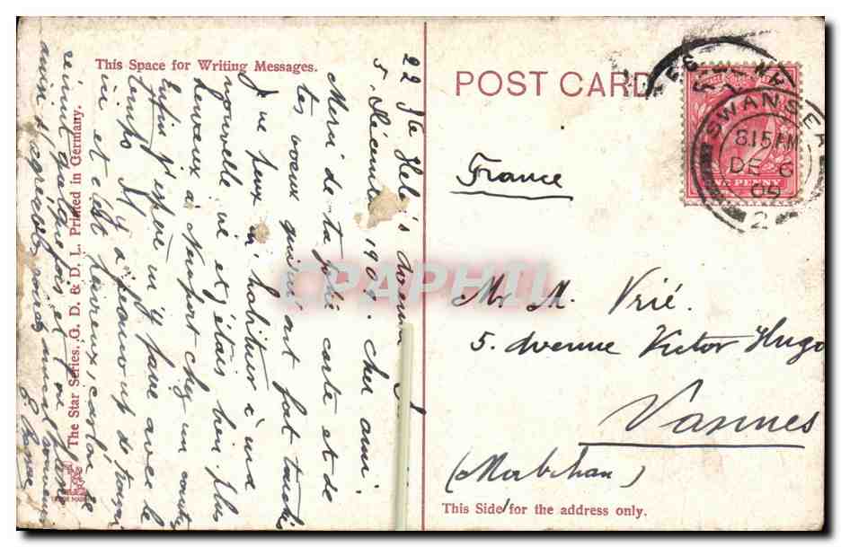 Angleterre - England - London - The Museum Swansea - CPA  — Verso