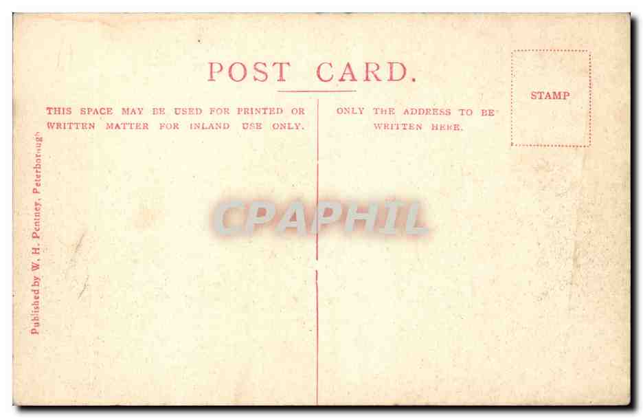 Angleterre - England - Lincolnshire - Crowland Abbey - CPA  — Rückseite