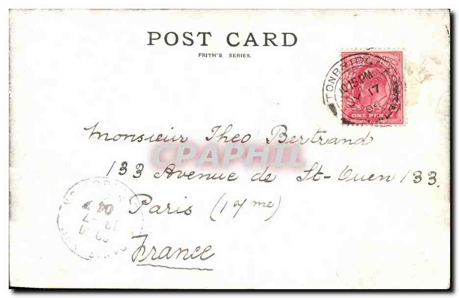 Angleterre - England - Kent - Southborough - St Peter's Church - CPA  — Rückseite