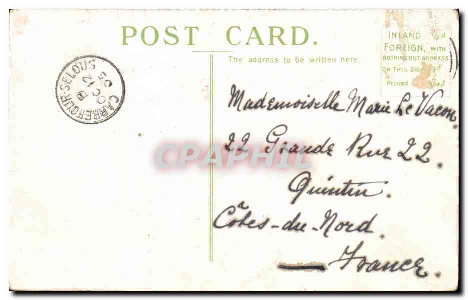 Angleterre - England - Isle of Wight - Norton Green - Stockton on lees - CPA  — Rückseite