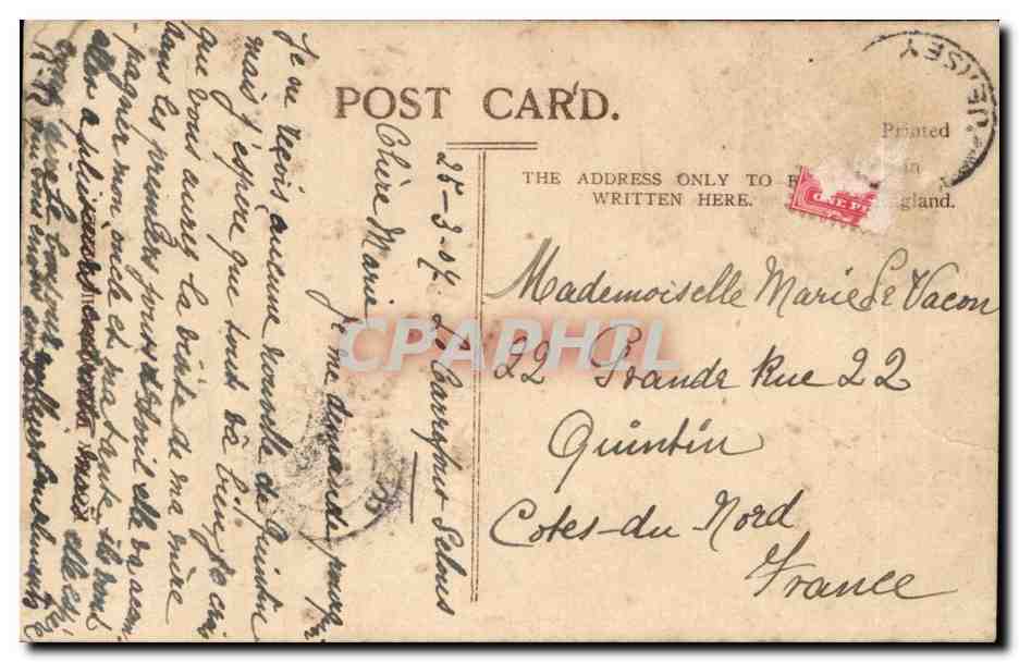 Fantaisie - Queen of Spain - Reine d'Espagne - Espana - reina - dama - CPA  — Verso