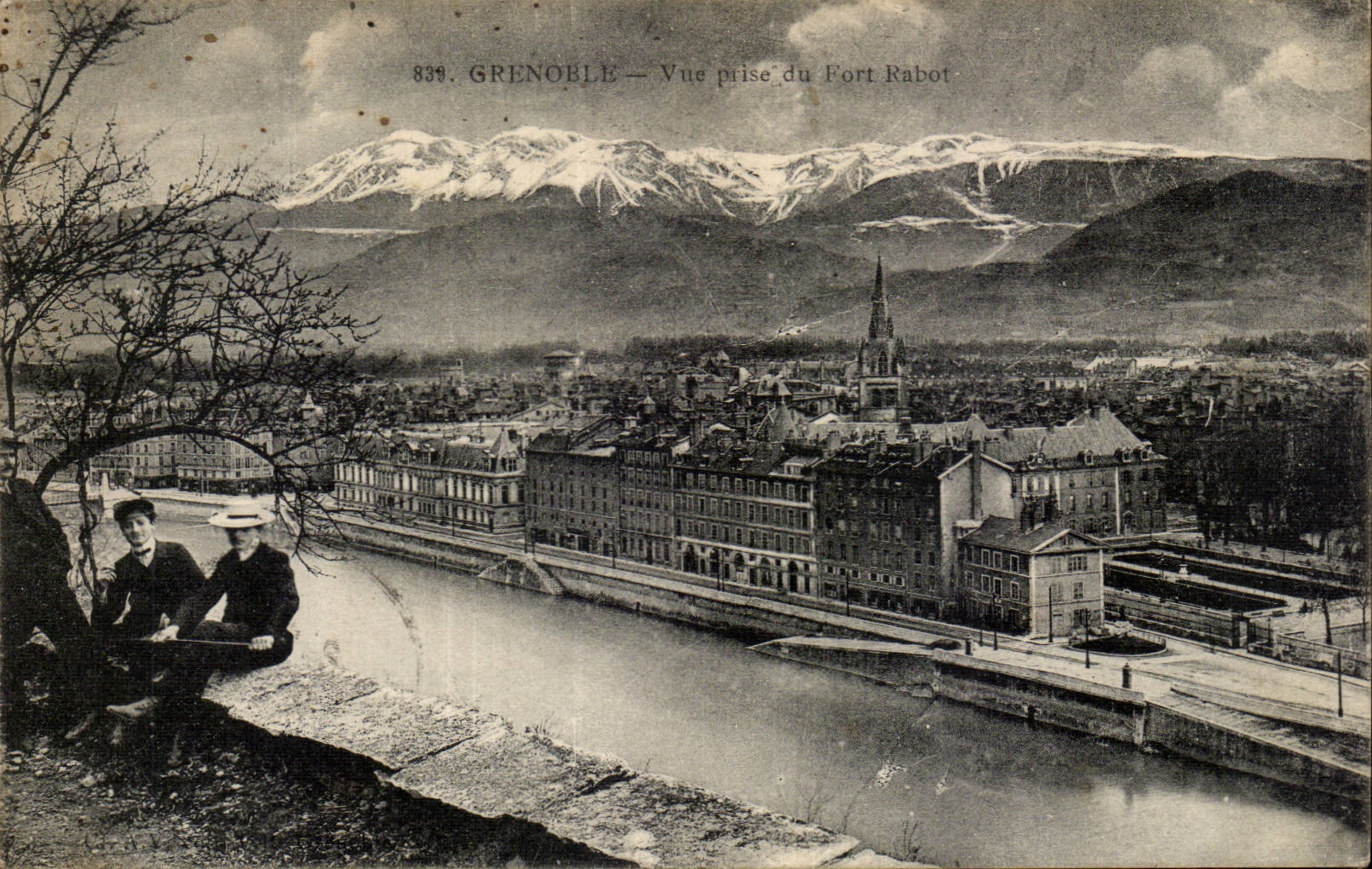Grenoble - Vue prise du Fort Rabot CPA 