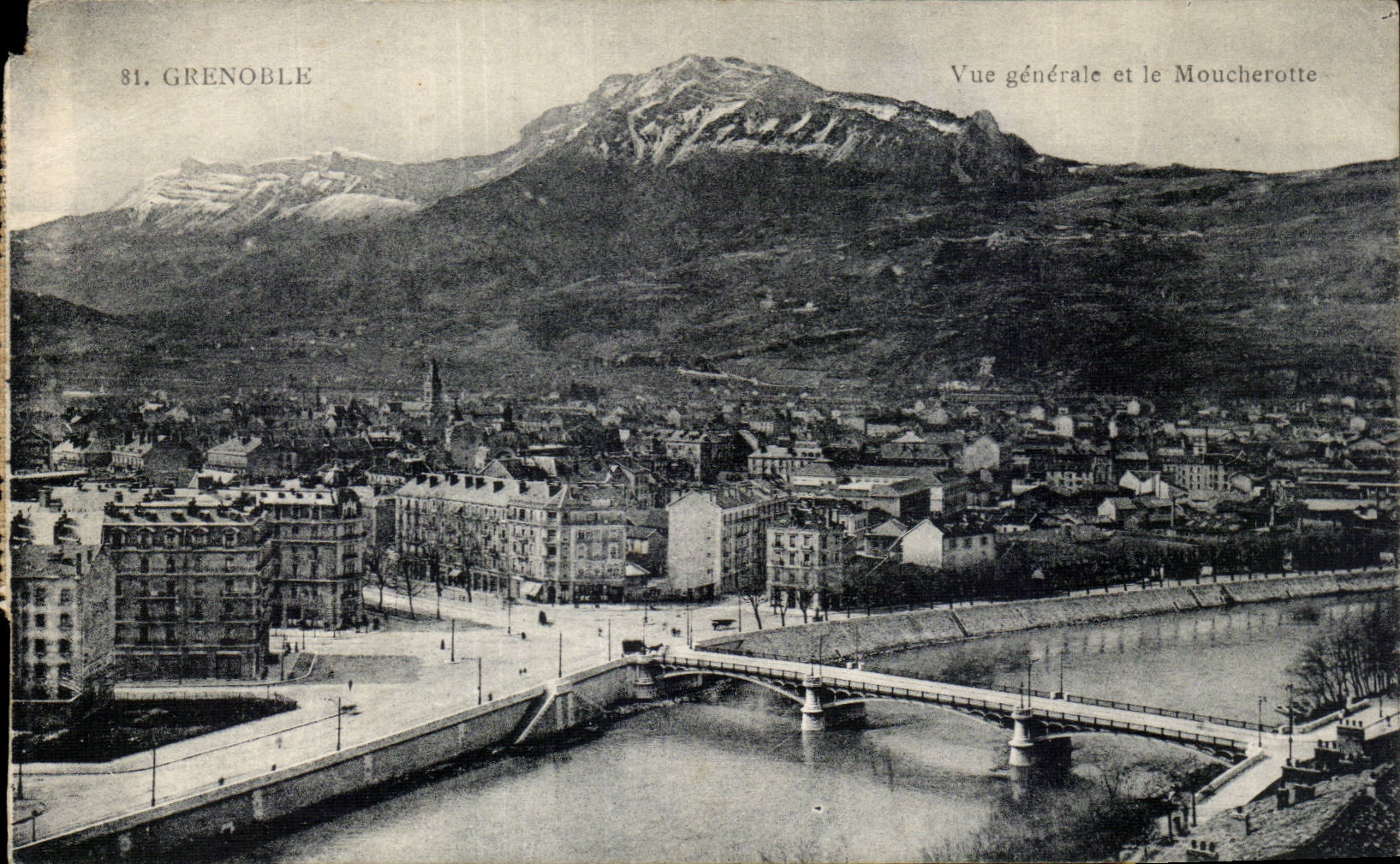 Grenoble - Vue Generale et le Mouchrotte CPA