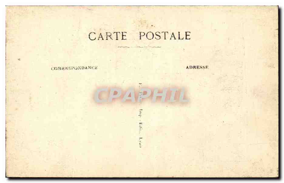 Lyon - Tour Metalique de Fourviere - CPA  — Verso