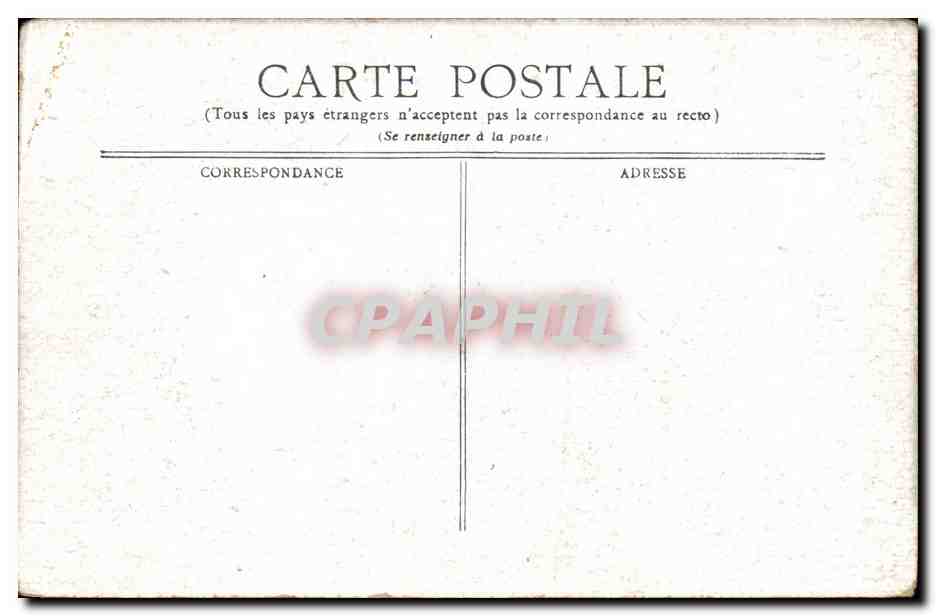 Vichy - Hotel de Ville - CPA  — Verso
