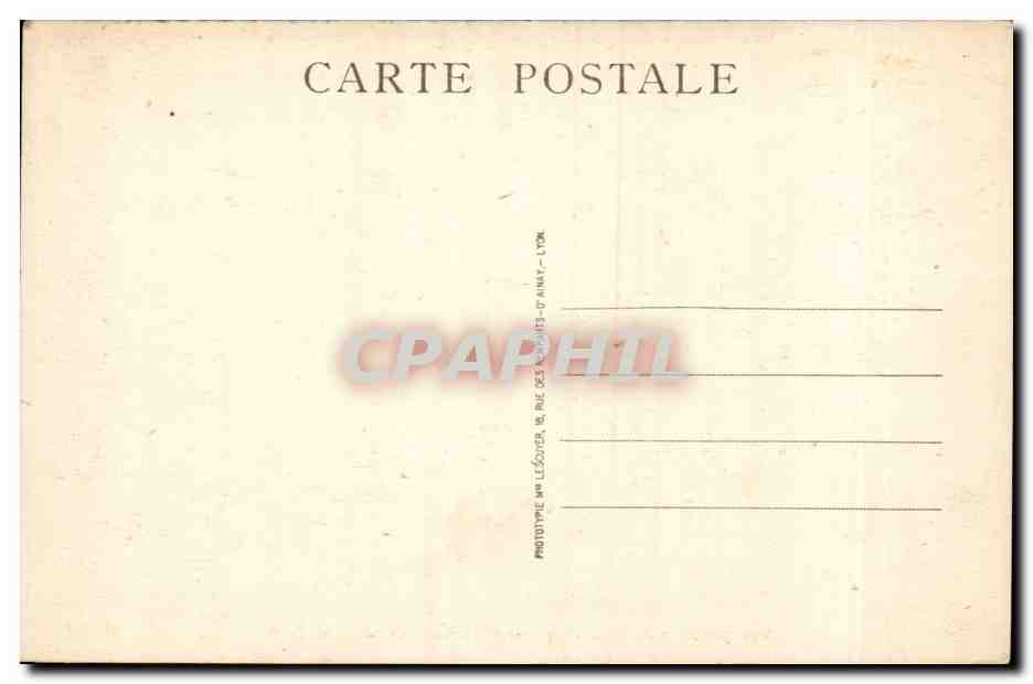 Lyon - Lyon Artistique - CPA  — Verso