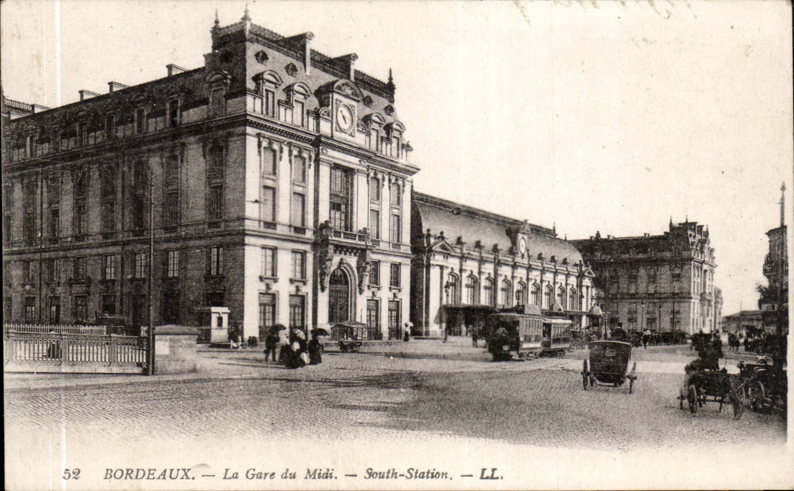 Bordeaux - La Gare du Midi - South Station - CPA 