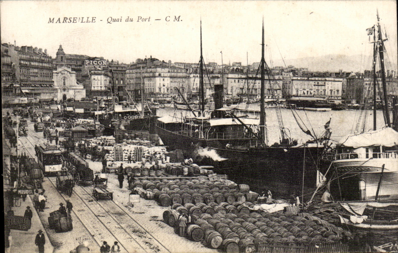 Marseille - Quai du Port — C.M. — Picon