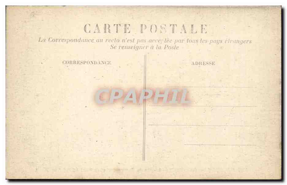 CPA CAuterets LAcets de Mauhourat et le Petit Saint SAuveur — Back