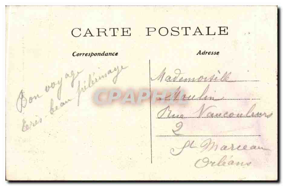 Maison natale de Jeanne d'Arc — sous les grands sapins — Phototype P. Testari, Epinal — Reverso