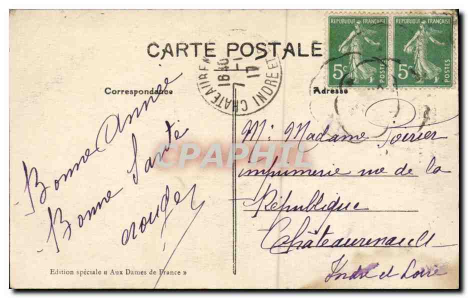 CPA Environs de Digne Les clues de Barles — Rückseite