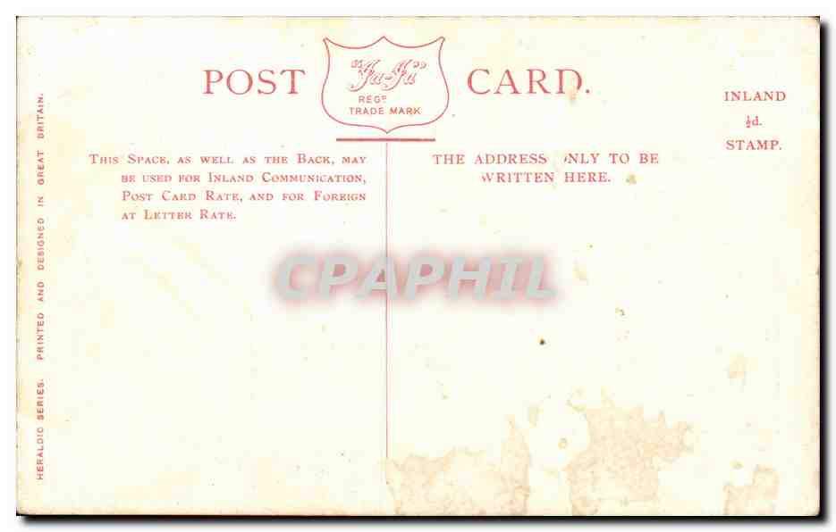 Angleterre - England - London - Horse Guards - Whitehall - CPA  — Rückseite
