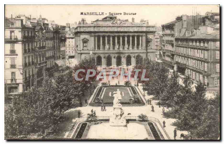 Marseille - Square Bourse - CPA 