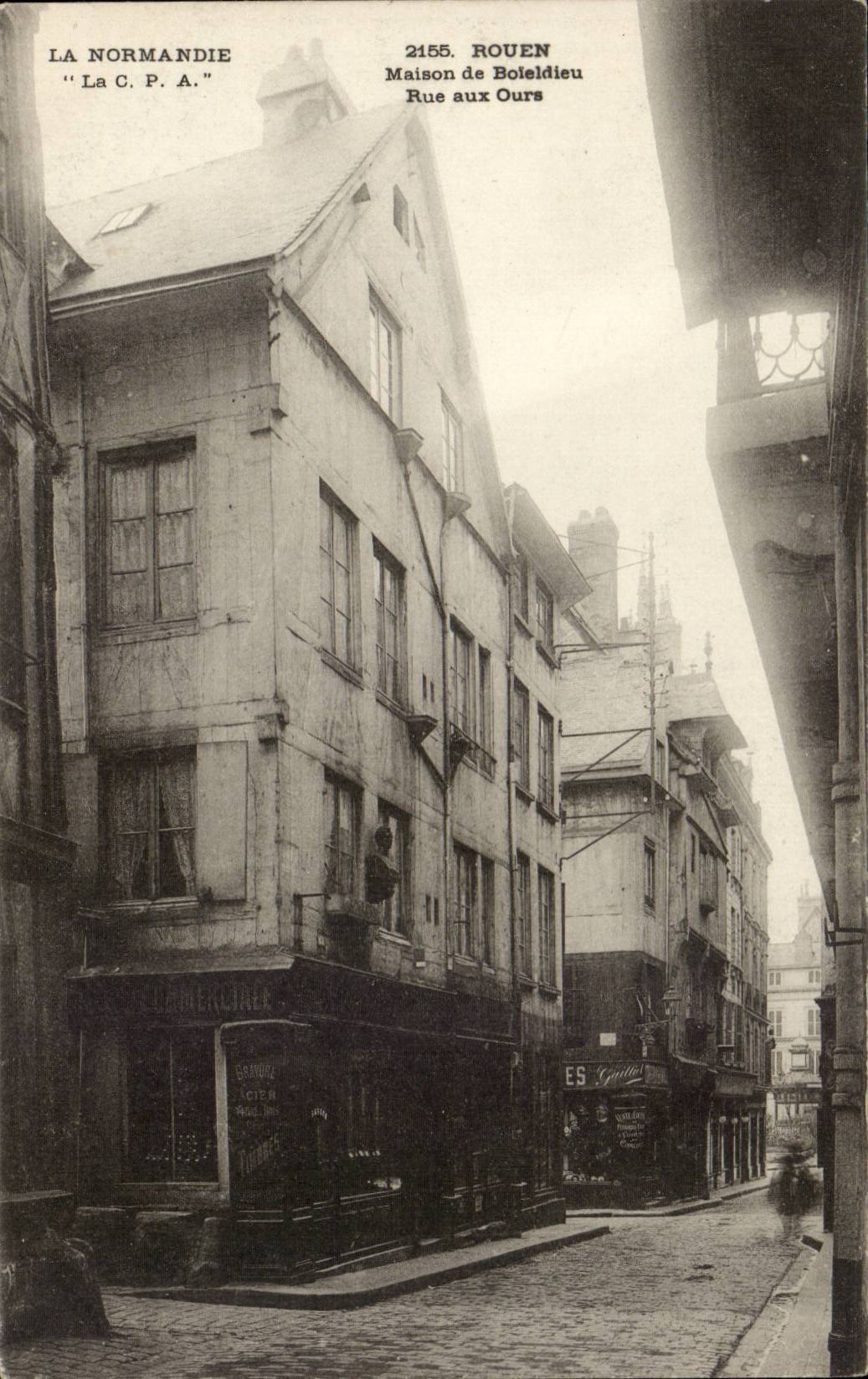Rouen - La Normandie - Rue aux Ours - Maison de Boleldieu - CPA 