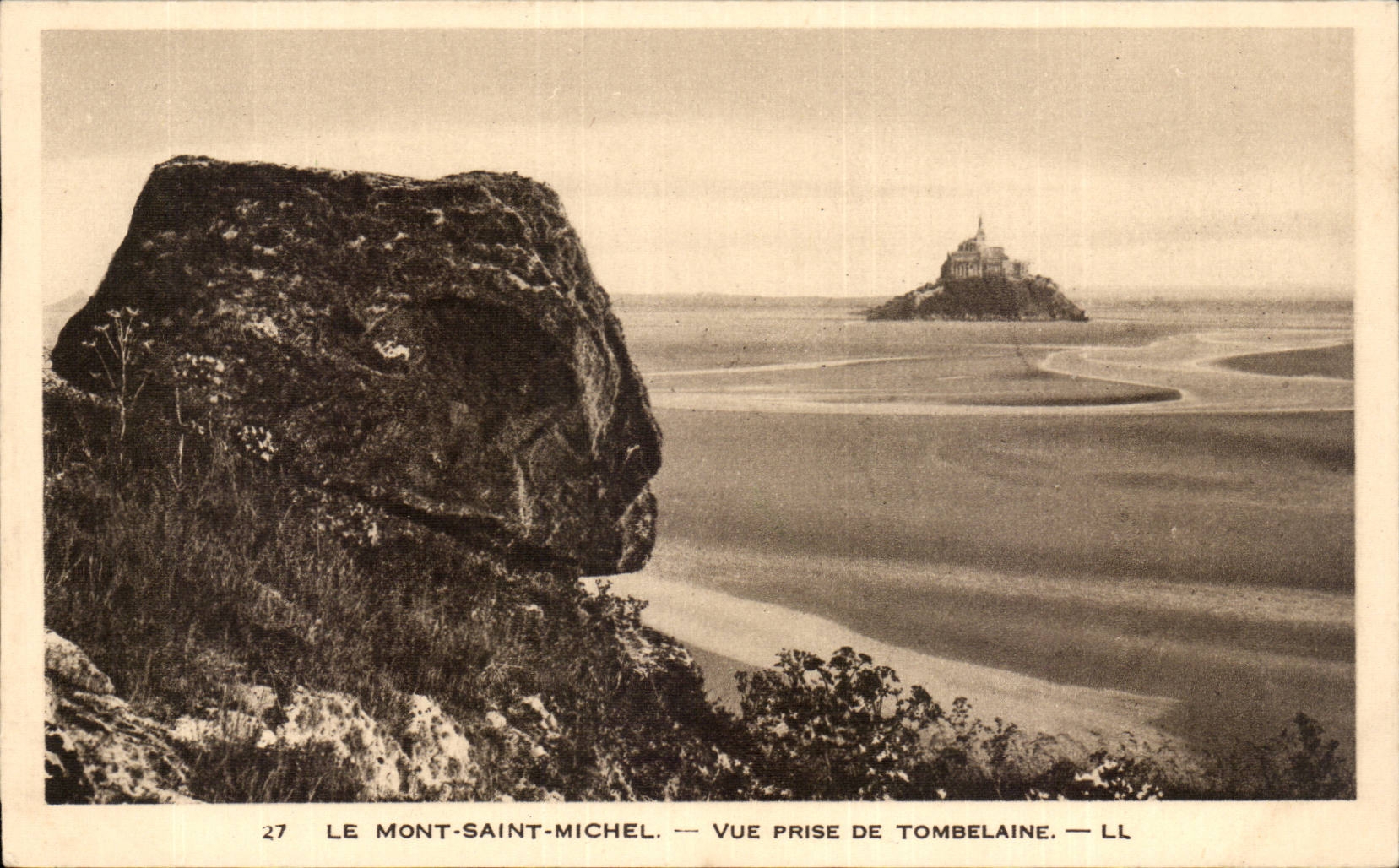Le Mont Saint Michel - Vue prise de Tombeaine - CPA 