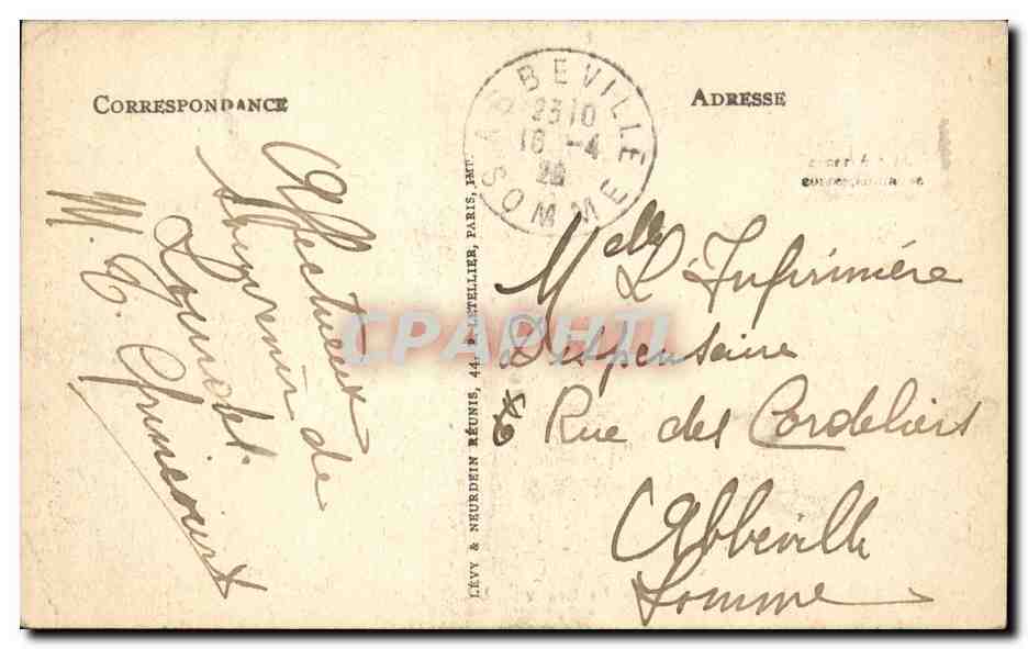 Lourdes - La Grotte - CPA  — Verso