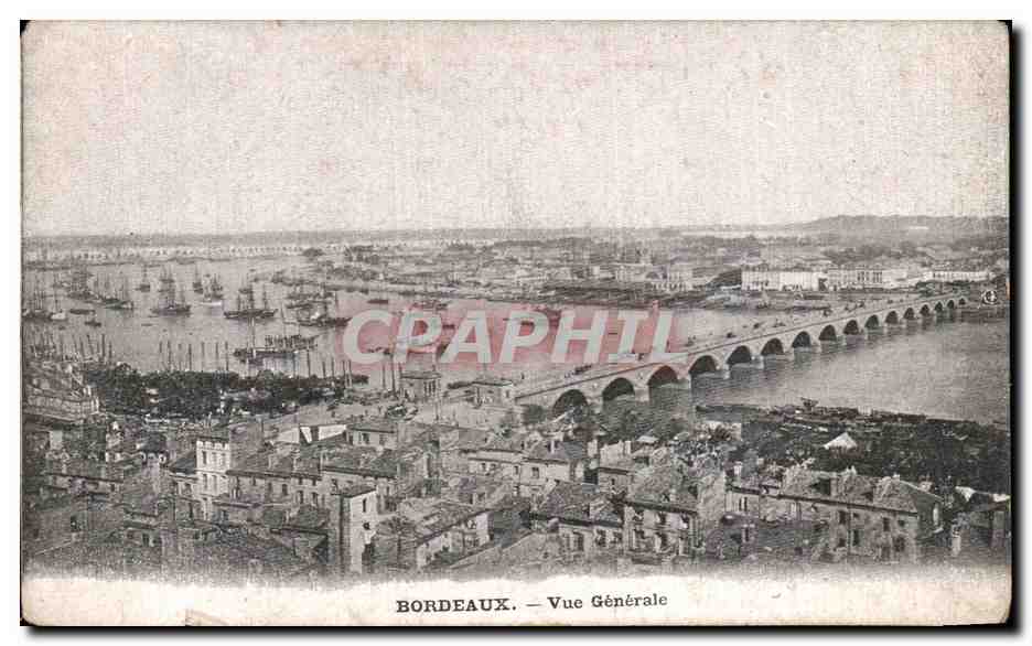 Bordeaux - Vue Generale - CPA 