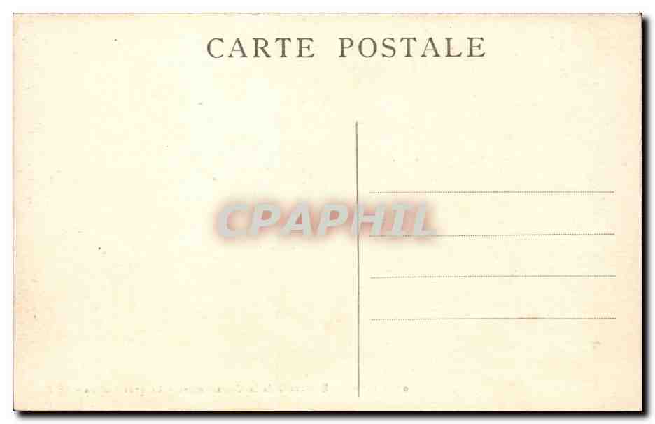Lyon - Boulevard et la Croix Rousse- CPA  — Verso