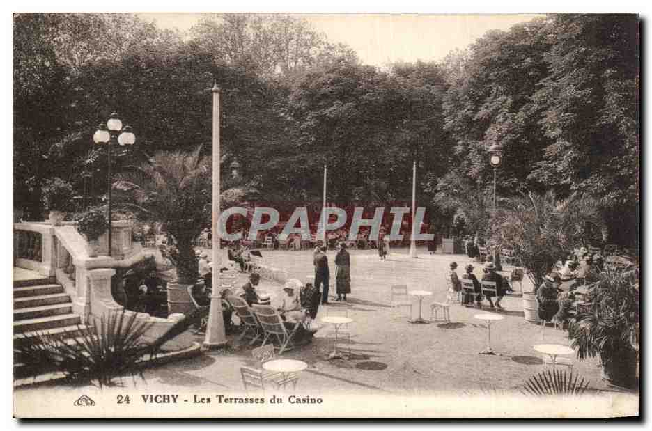 Vichy - Les Terrasses du Casino - CPA 