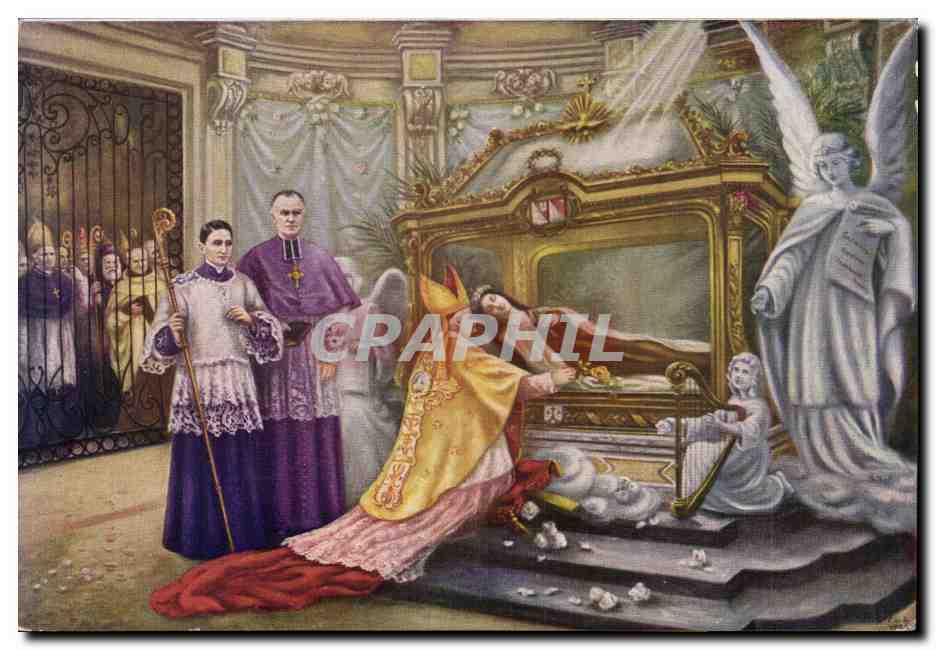 Religion - Devant la Chasse de Ste Therese de l'Enfant Jesus - Pape - Pope - CPA 