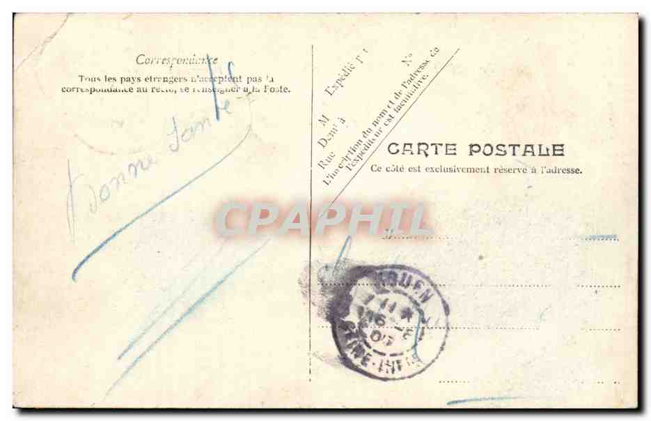Trouville - Panorama - CPA  — Verso