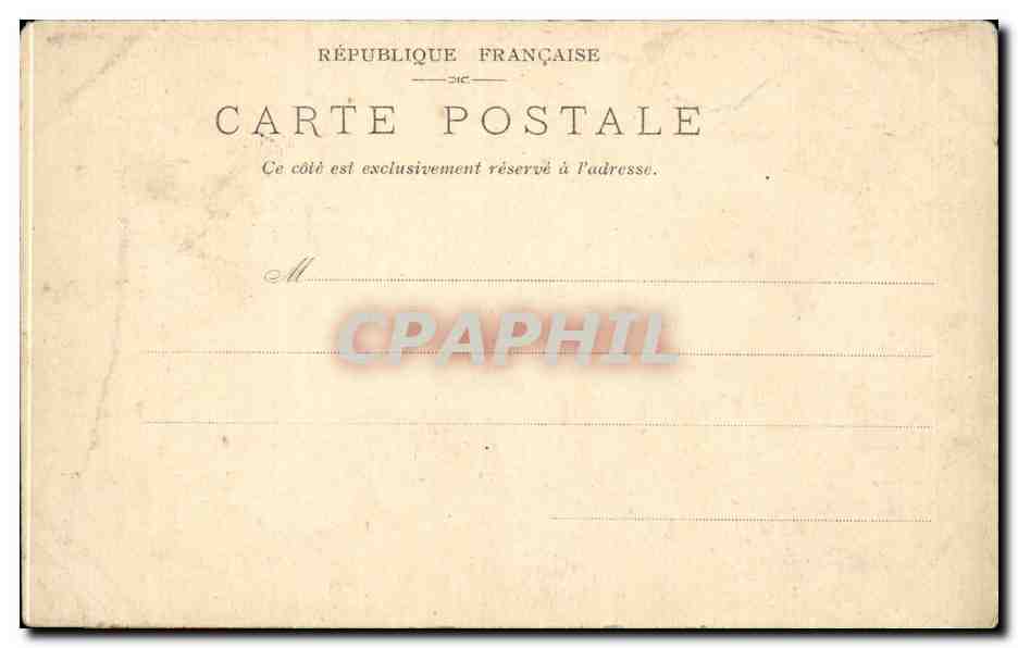 Paris - Exposition 1900 - Porte Monumentale - CPA  — Verso