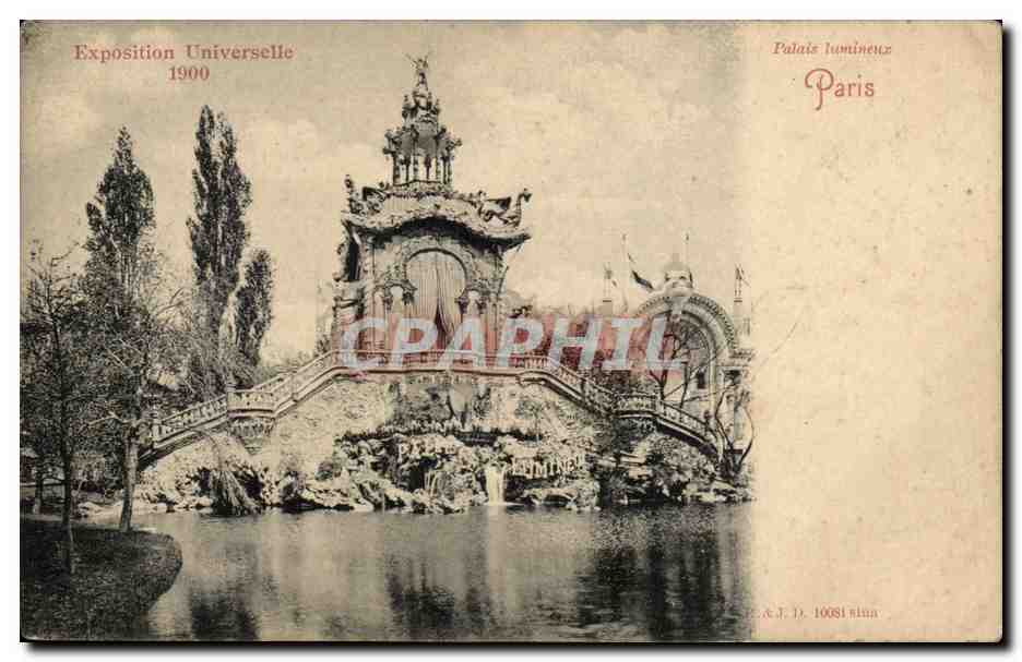 Paris - Exposition Universelle 1900 - Palais Lumineux - CPA 