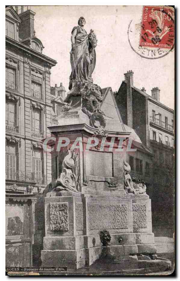 Rouen - Fontaine de Jeanne d'Arc - CPA - CPA 