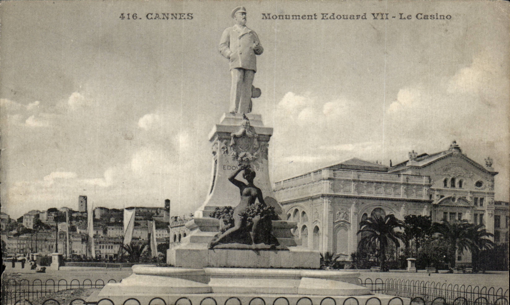 Cannes - Monument Edouard VII - Le Casino - CPA 