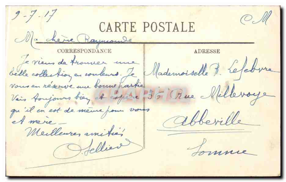 Nancy - Place de la Carriere - CPA  — Rückseite