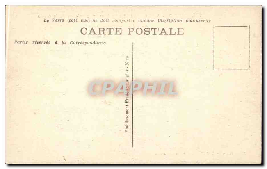 Route des Alpes - La Tete de Femme - Gardienne de la Vallee du Haut Var - CPA  — Rückseite