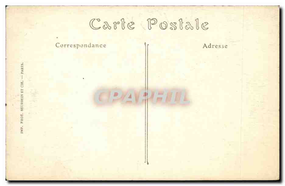 Royaumont - Hopital - La Terrasse - CPA  — Rückseite