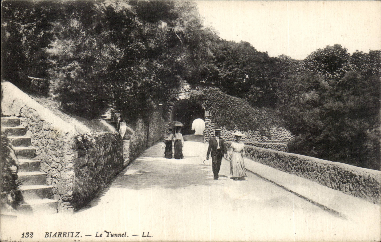 Biarritz - Le Tunnel - CPA 