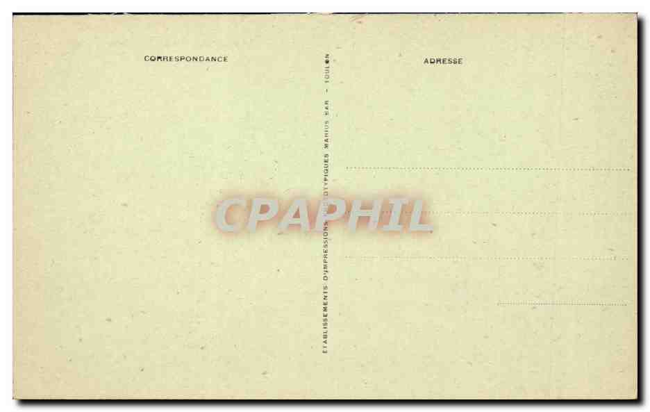 Toulon - Place de la Liberte - Le Grand Hotel - CPA  — Verso