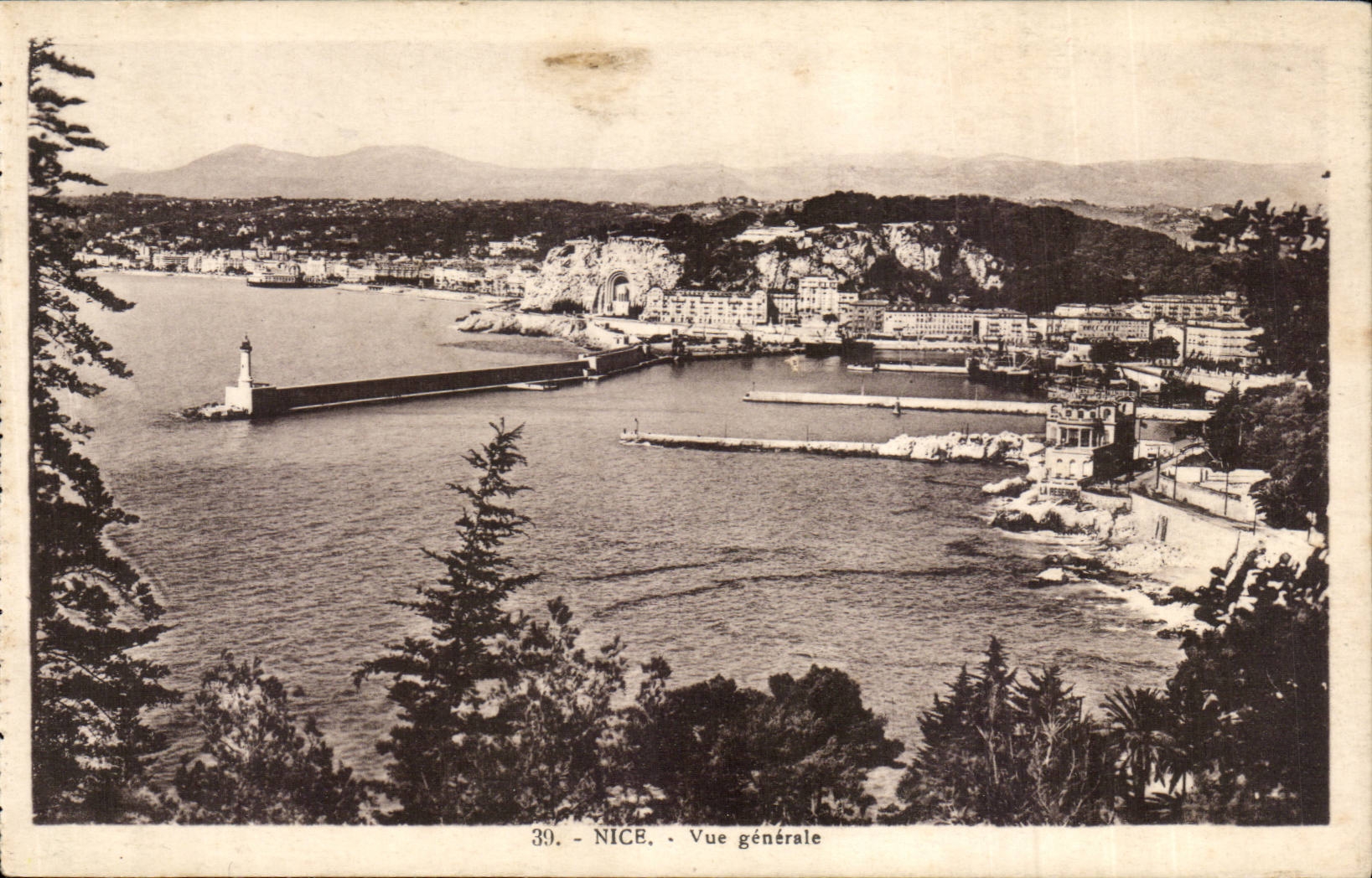 Nice - Vue Generale - CPA 