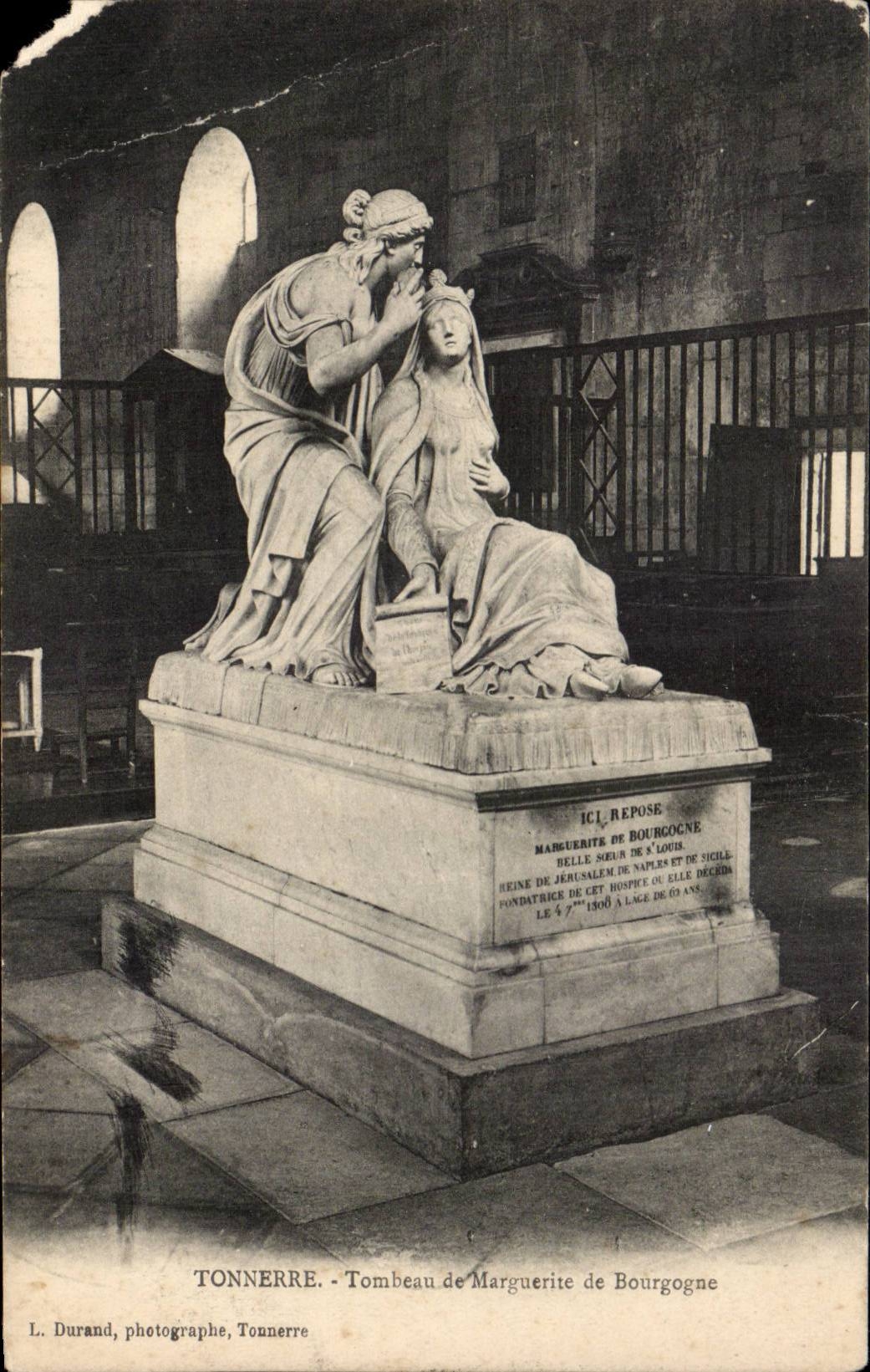 Tonnerre - Le Tombeau de Marguerite de Bourgogne - CPA 