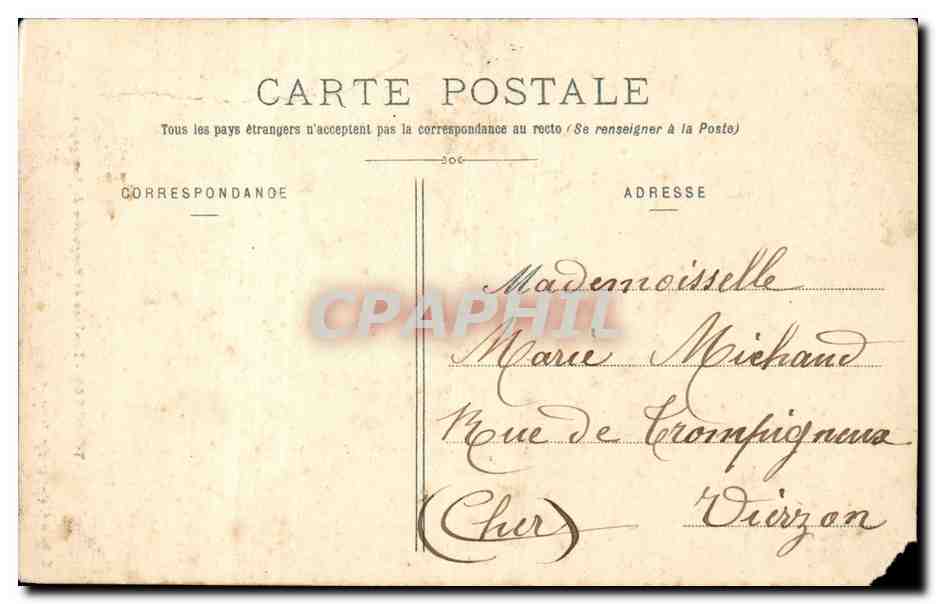 Tonnerre - Le Tombeau de Marguerite de Bourgogne - CPA  — Rückseite