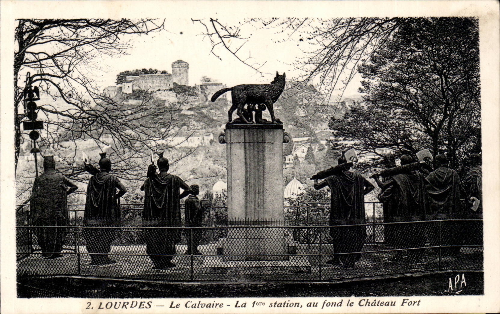 Lourdes - La Calvaire - Iere Station - CPA 