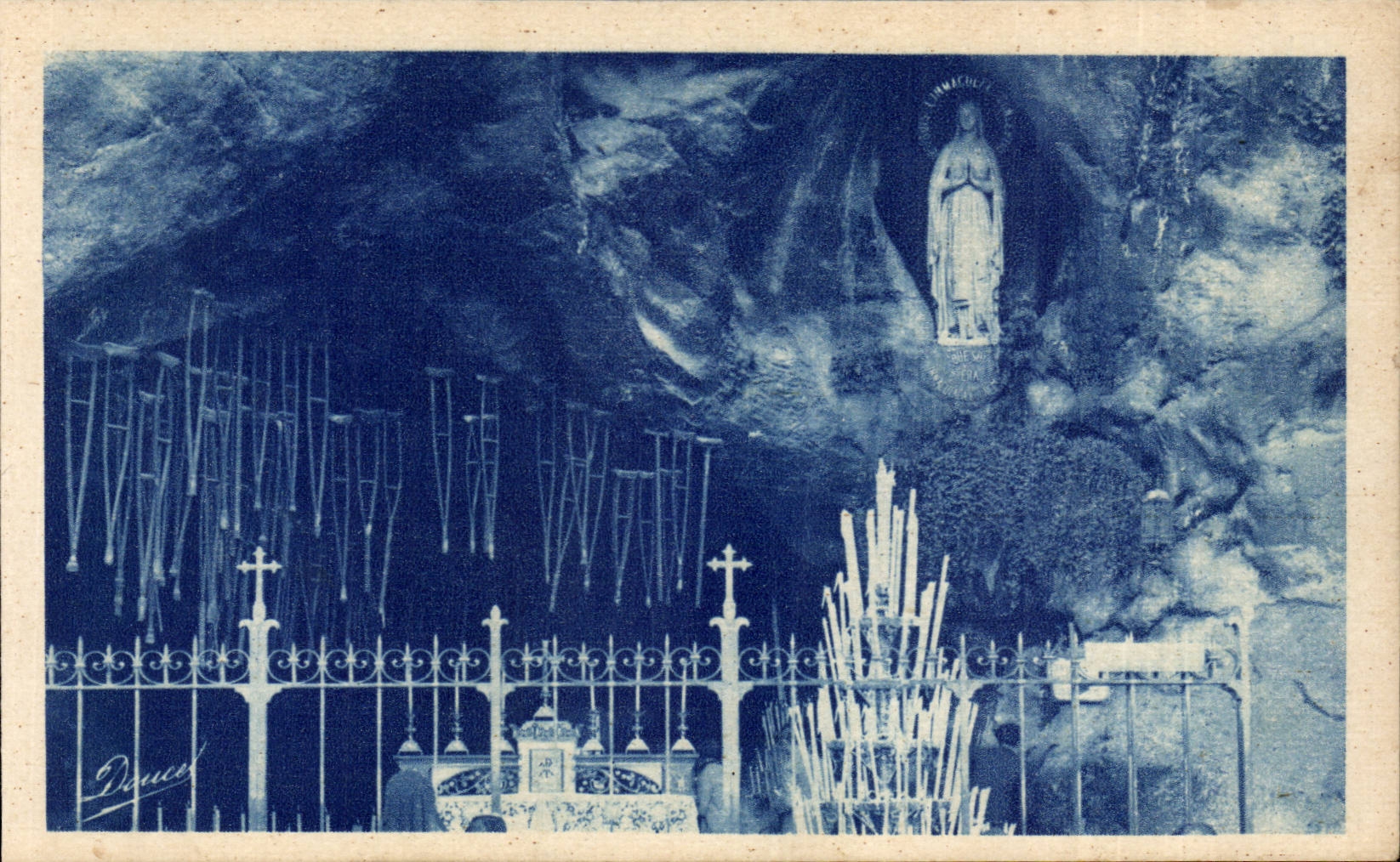 Lourdes - La Grotte Miraculeuse - CPA 