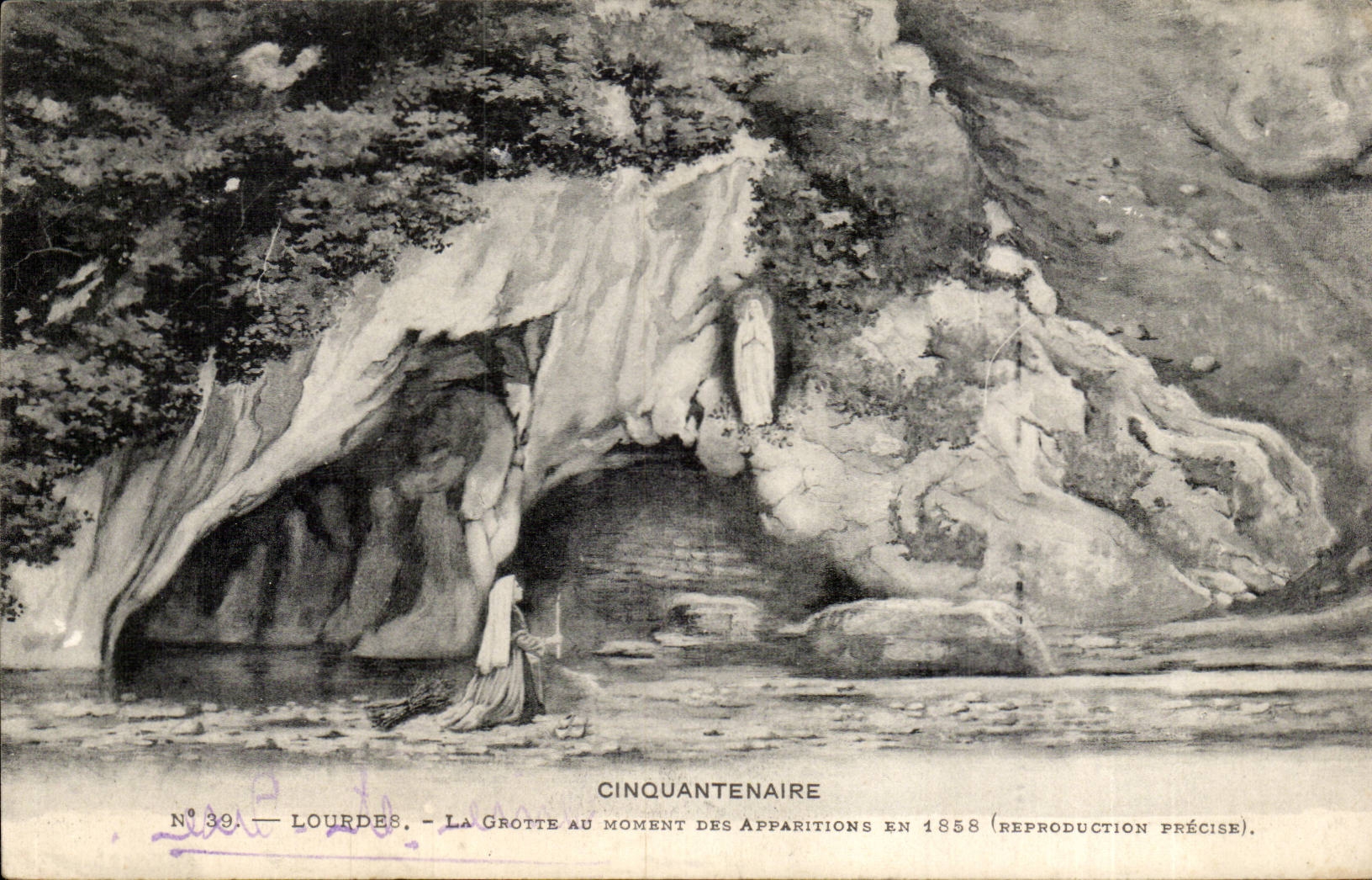 Lourdes - La Grotte - CPA 