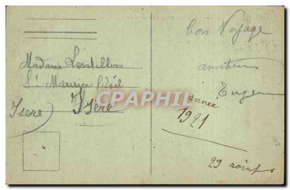 Lourdes - La Grotte - CPA  — Verso