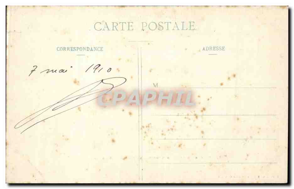Biarittz - Rencontre des Deux Vagues - CPA  — Verso