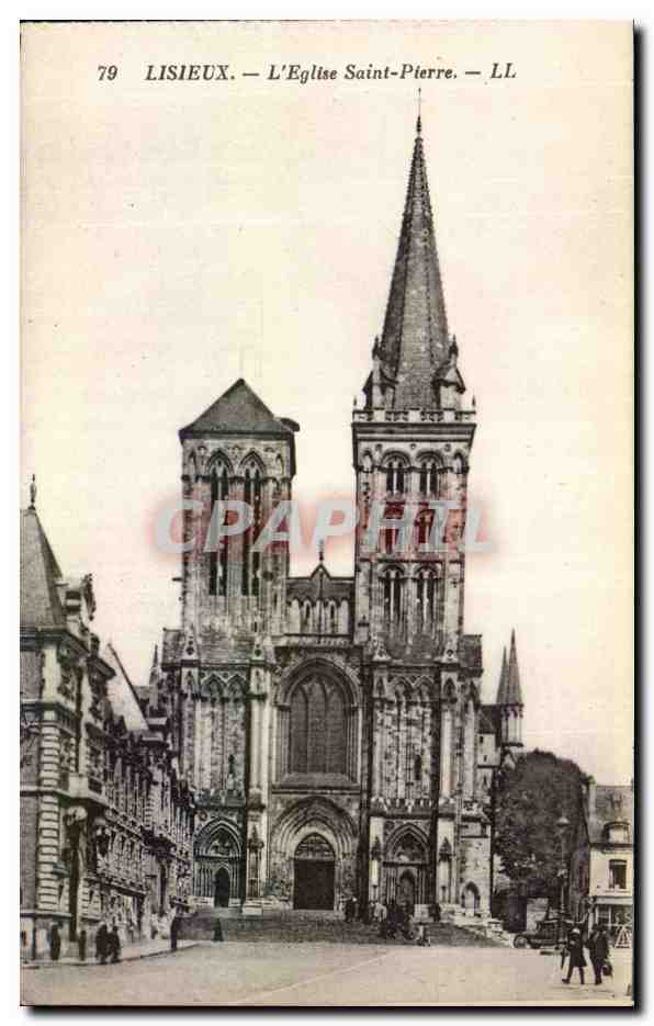 CPA Lisieux l'eglise Saint Pierre